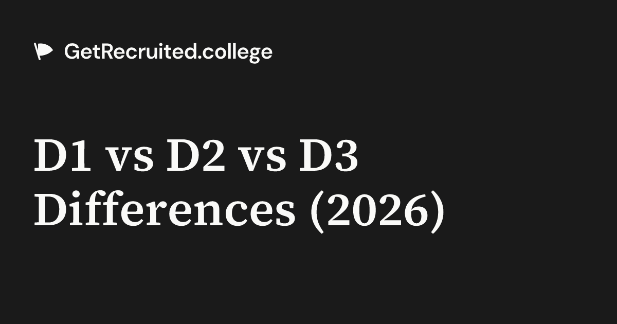 D1 vs D2 vs D3 Differences (2026) | GetRecruited